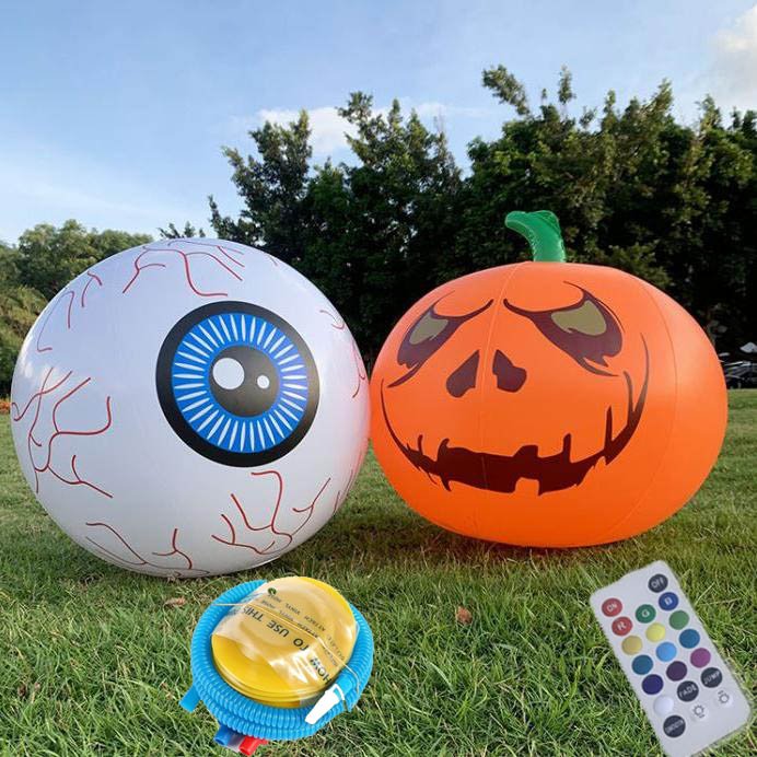 unitmotor™-🎃Sale 49% off🎃Inflatable Led light-up waterproof eyeball pumpkin 13 colours with remote control