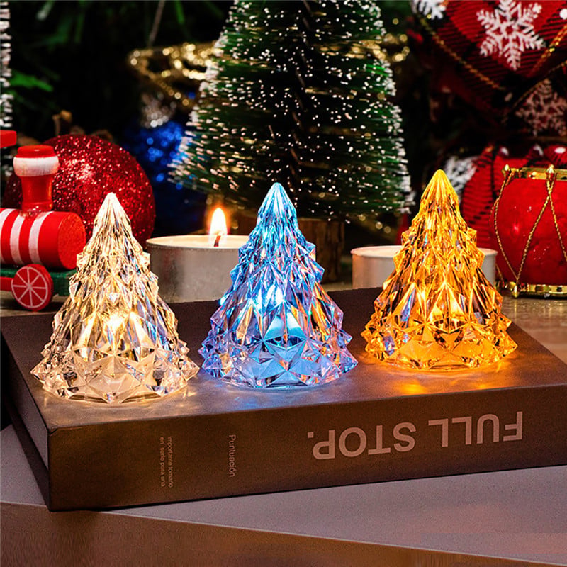 🎄Christmas Sale 48% OFF - Night Light Crystal Mini Christmas Tree Light Flameless LED-unitmotor™