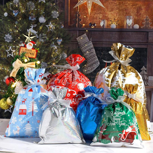 (CHRISTMAS SALE NOW-48% OFF)Drawstring Christmas Gift Bags-unitmotor™