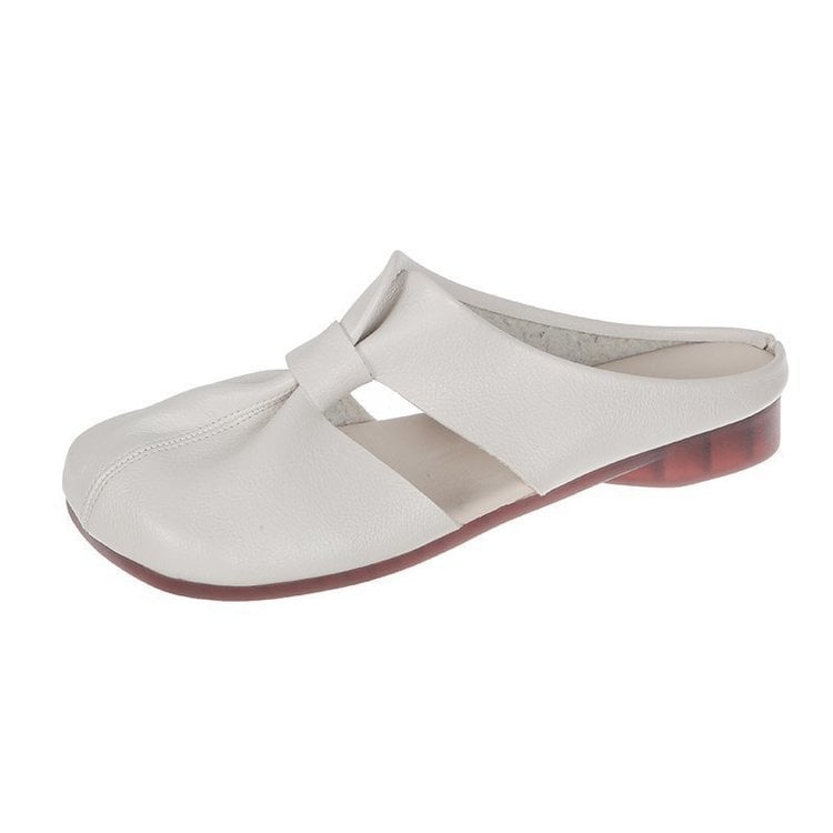 🎊 Hot Sale👣Cut Out Design Flat Mules-unitmotor™