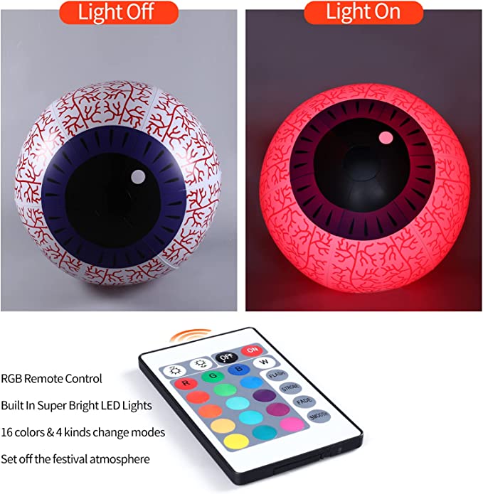 🎃 Halloween Inflatable Color Changing LED Ghost Eyeball🎃-unitmotor™