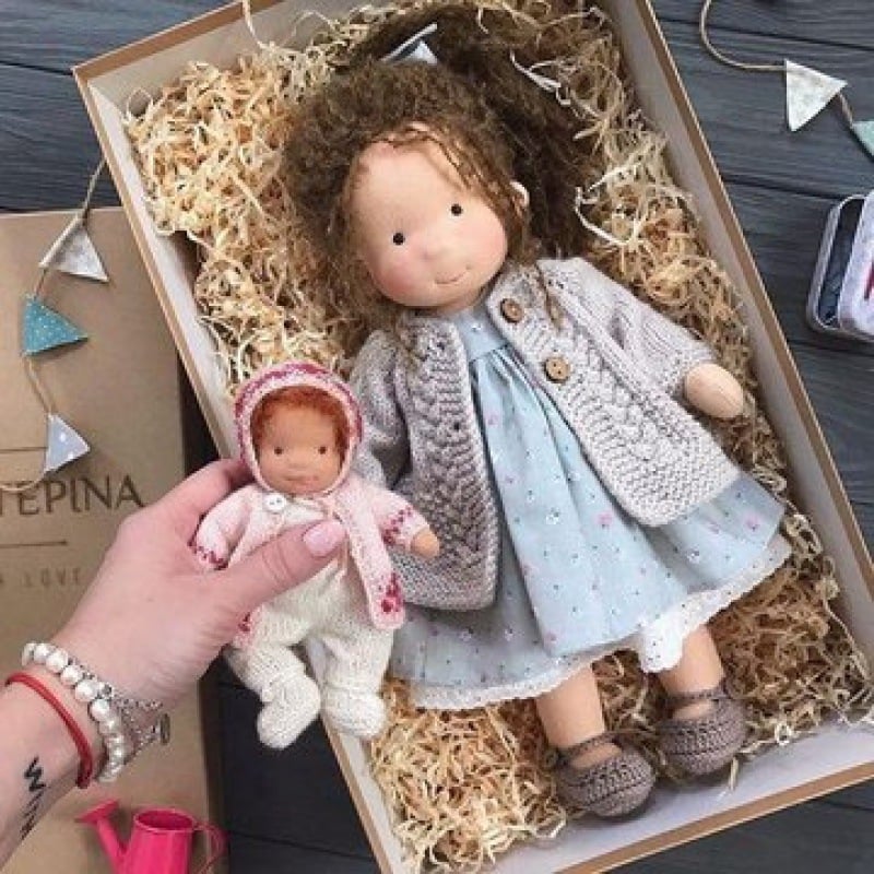 ALL🎁🎁The Best Gift for Kids-Handmade Waldorf Doll👧(Buy2 Free Shipping)-unitmotor™