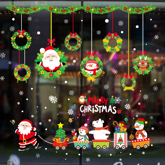 unitmotor™-Christmas Stickers Decor Glue-free Electrostatic Stickers