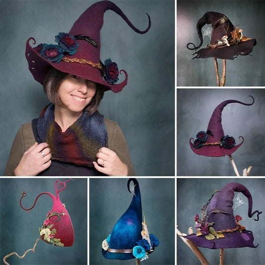 unitmotor™-Halloween Party Felt Witch Hats