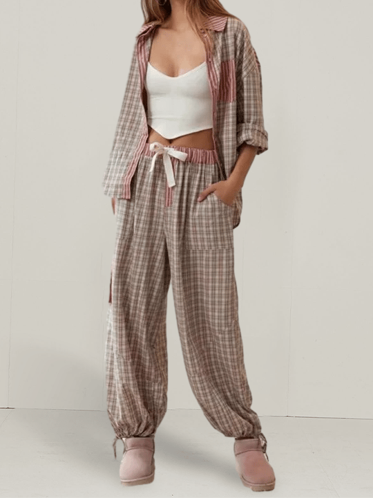 🔥Buy 2 Free Shipping🔥Pink loose pajama set-unitmotor™