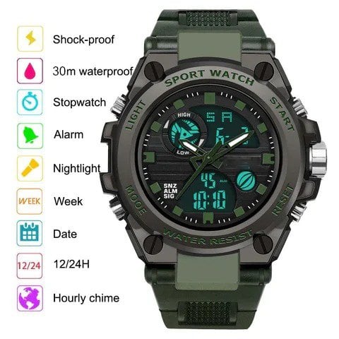 🔥Last Day Promotion 70% OFF🔥30m Waterproof Premium Men's Sports Watch - Buy 2 Free Shipping-unitmotor™