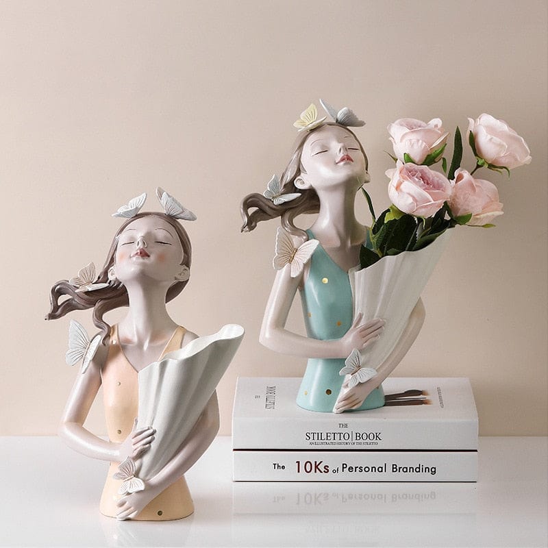 unitmotor™-Ceramic Vase "Butterfly Girl"