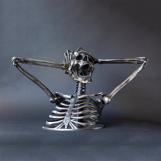 unitmotor™-Break the Rules Madness Skeleton Bust Sculpture