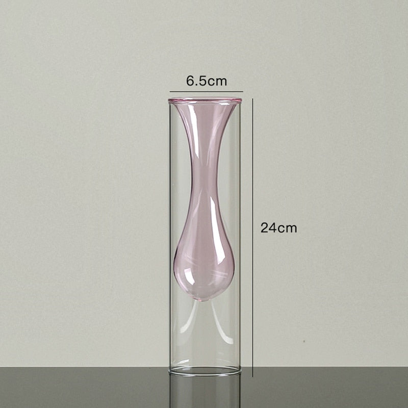 transparent glass vase-unitmotor™