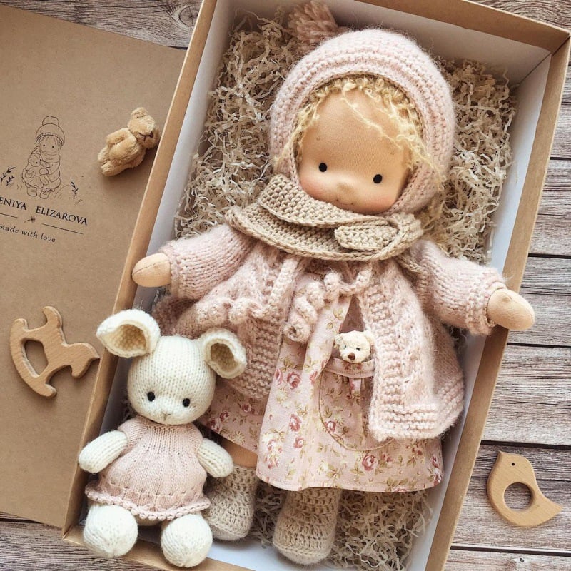 ALL🎁🎁The Best Gift for Kids-Handmade Waldorf Doll👧(Buy2 Free Shipping)-unitmotor™