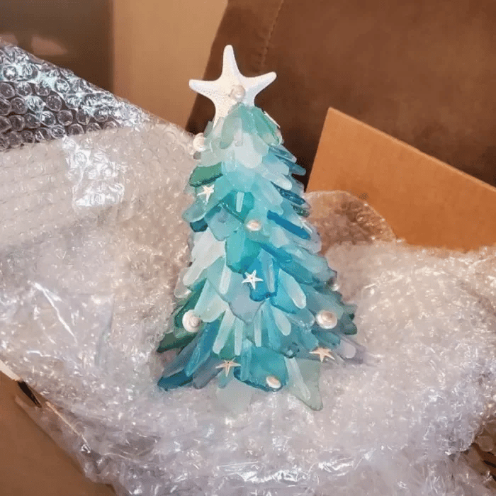 🔥Clearance Sale - 49% OFF 🎄2023  Sea Glass Christmas Tree-unitmotor™