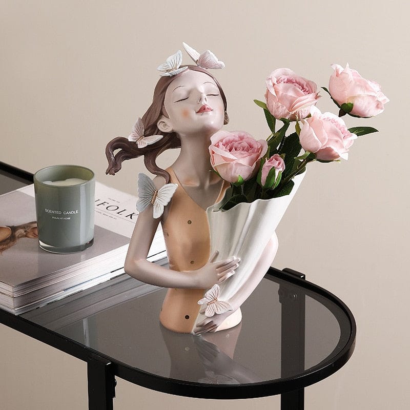 unitmotor™-Ceramic Vase "Butterfly Girl"