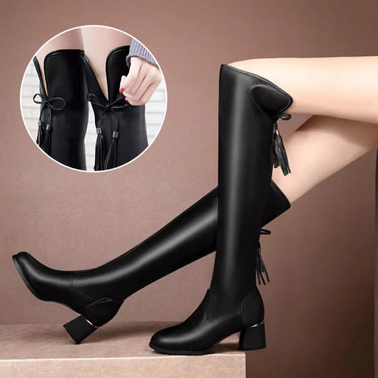 Bow Elastic Soft Warm Comfortable Boots-unitmotor™