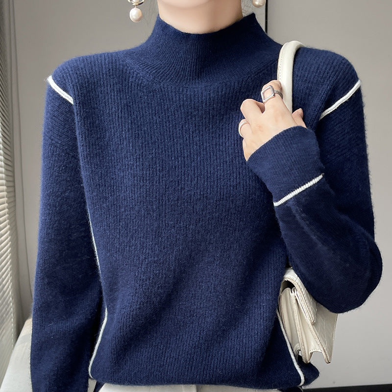 Elegant simple turtleneck sweater-unitmotor™