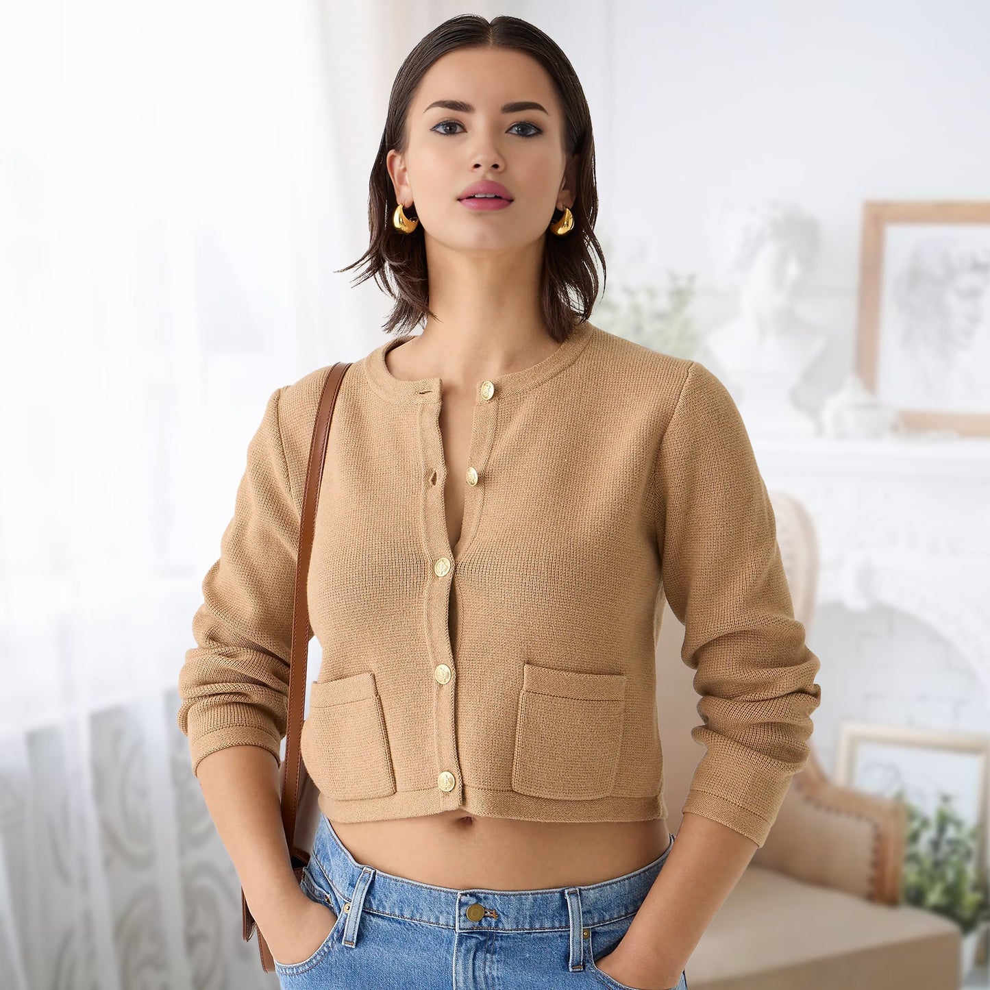 Last Day 60% OFF🔥Lady Patch Pocket Cardigan(Buy 2 Free Shipping)-unitmotor™