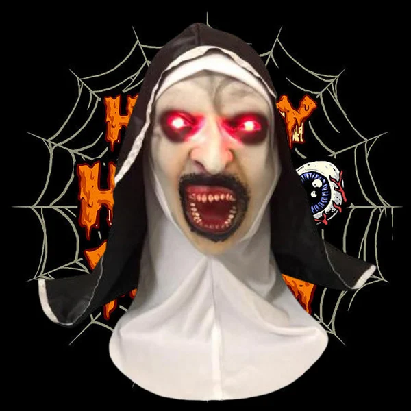 👻49%OFF🎃Urdreamlife — Halloween Nun Scary Mask-unitmotor™