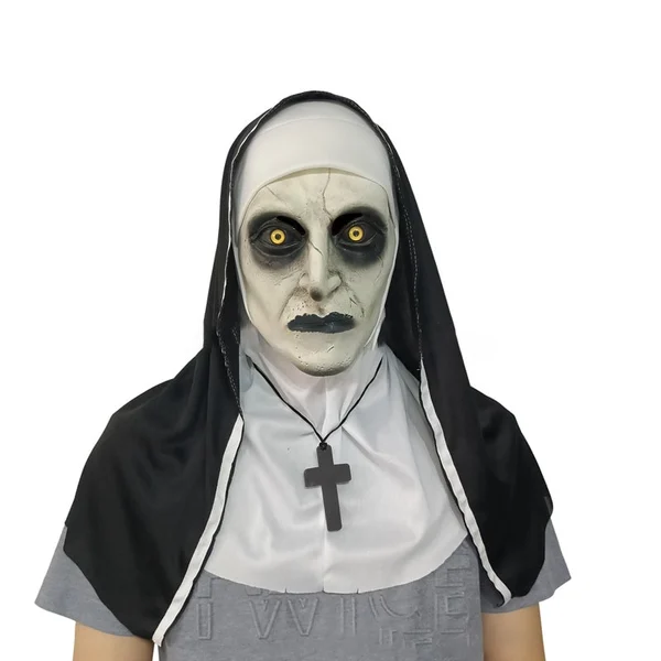 👻49%OFF🎃Urdreamlife — Halloween Nun Scary Mask-unitmotor™