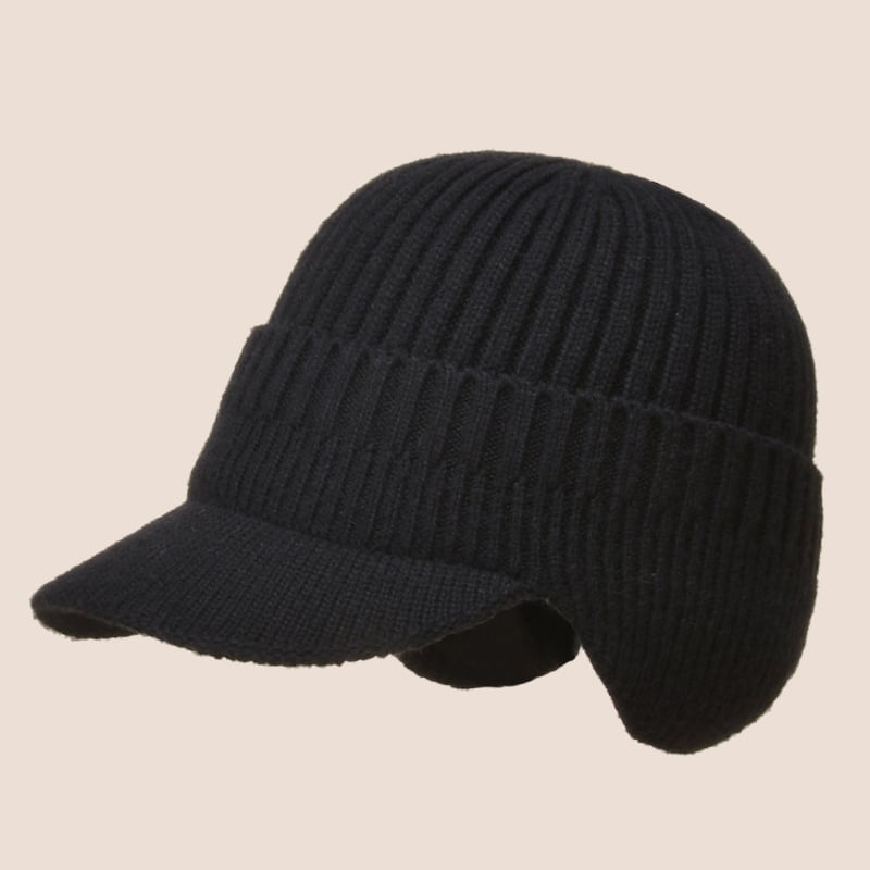 🔥HOT SALE🔥 Elastic Warm Ear Protection Knitted Hat☃️-unitmotor™