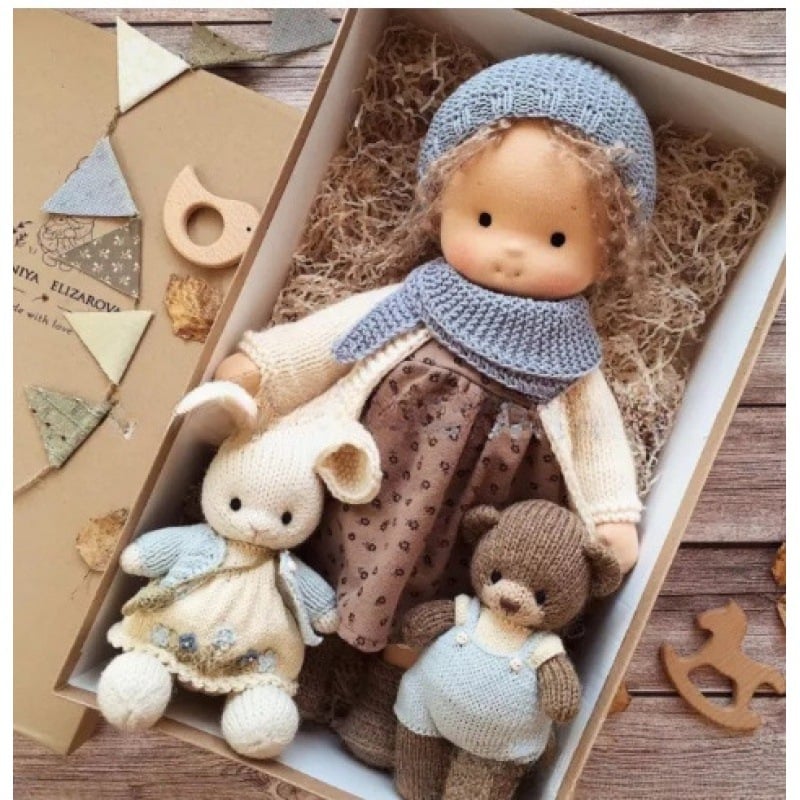 ALL🎁🎁The Best Gift for Kids-Handmade Waldorf Doll👧(Buy2 Free Shipping)-unitmotor™