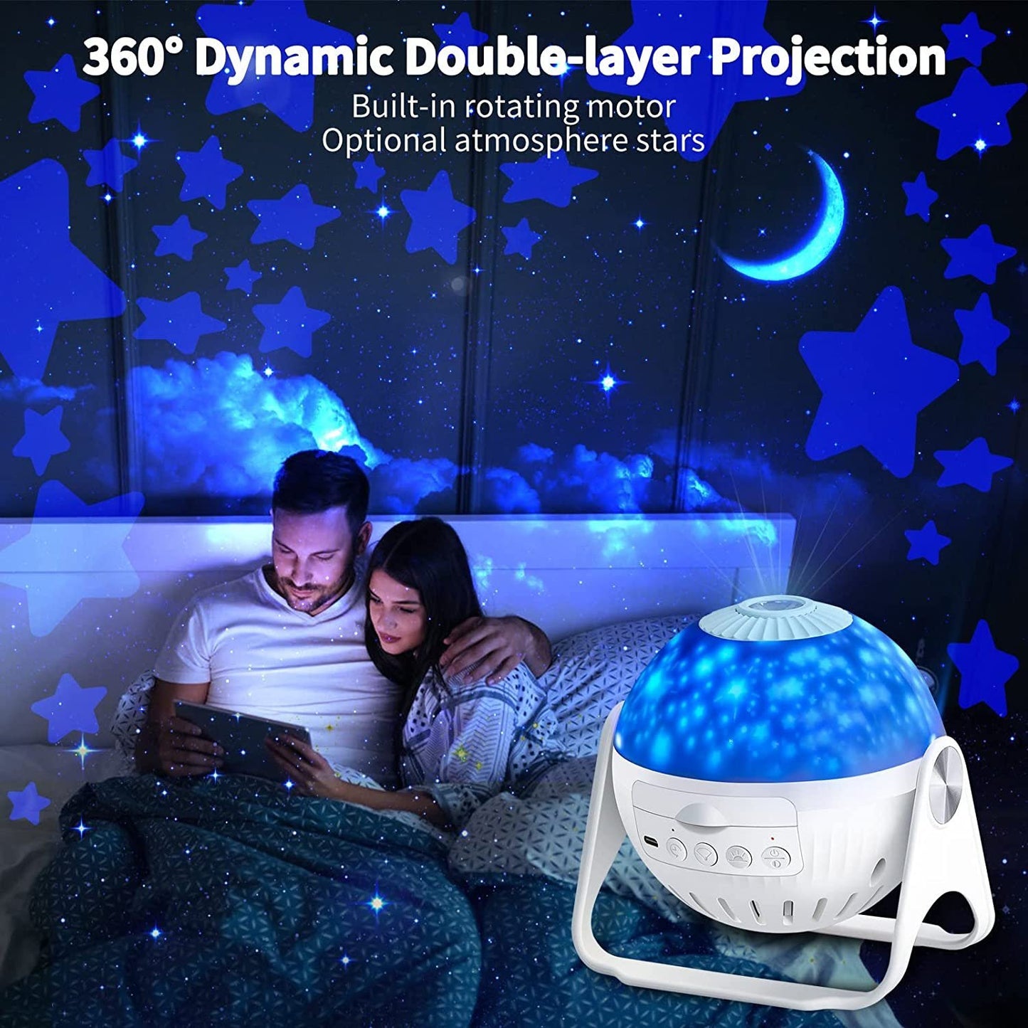 🌙7 In 1 Star Galaxy Projector🌌-unitmotor™