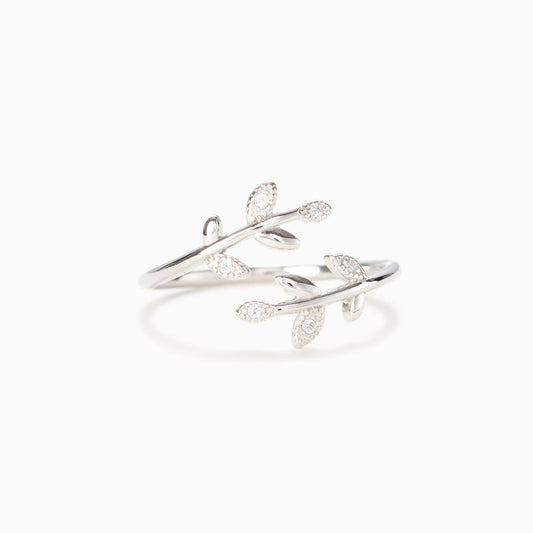 Leaf Ring Silver / Gold-unitmotor™