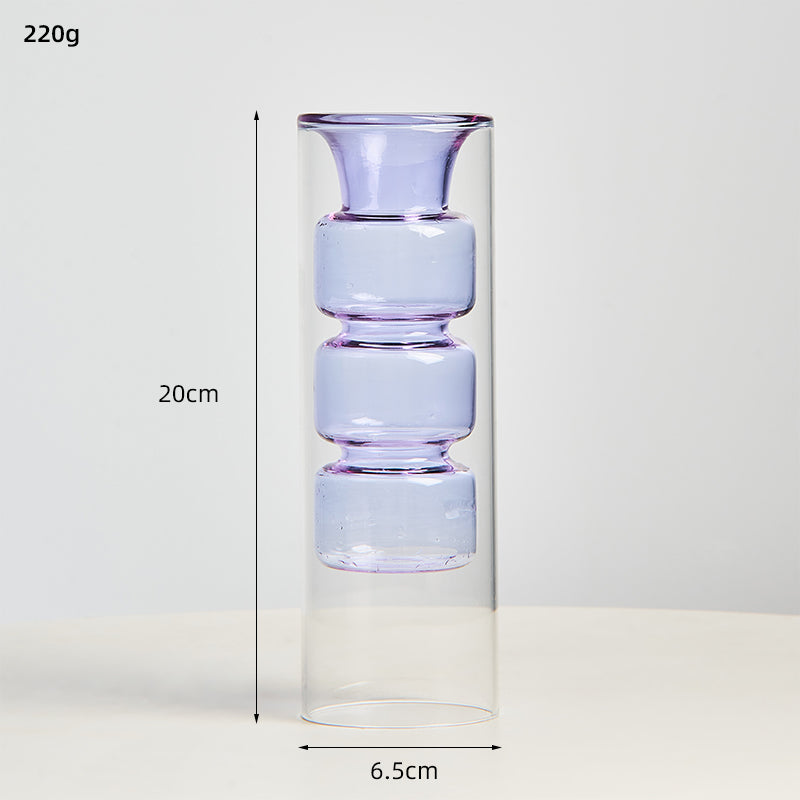 transparent glass vase-unitmotor™