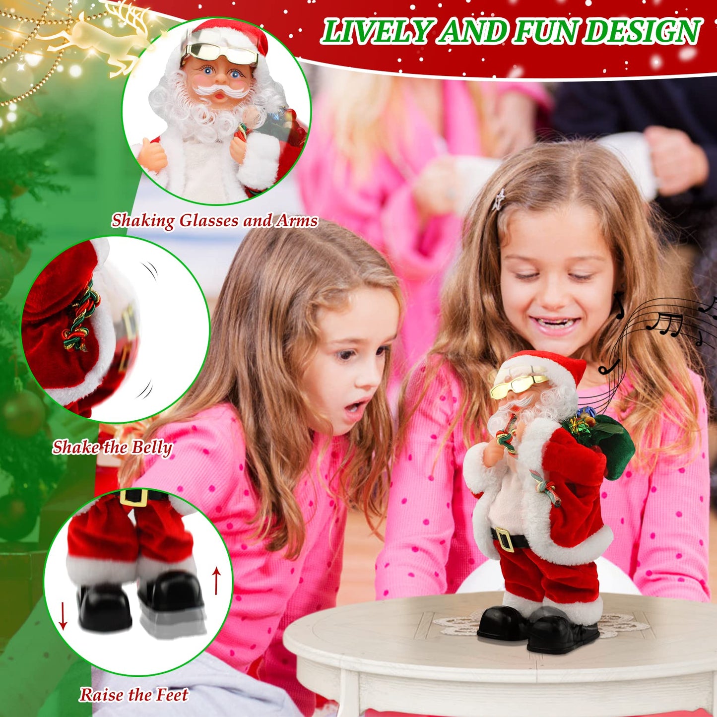 Electric Dancing Music Santa Claus-unitmotor™