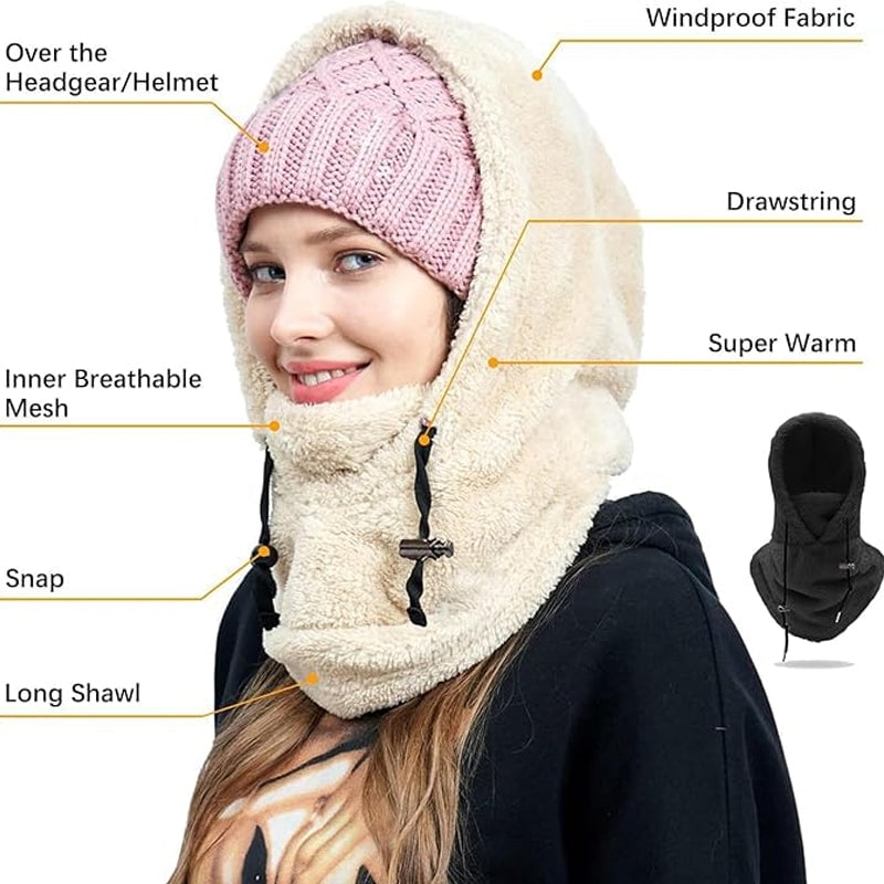 49% OFF🔥Sherpa Hood Ski Mask-unitmotor™