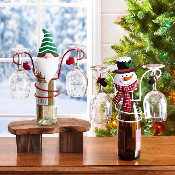 unitmotor™-Holiday Wine Bottle & Glass Holders - Christmas decoration