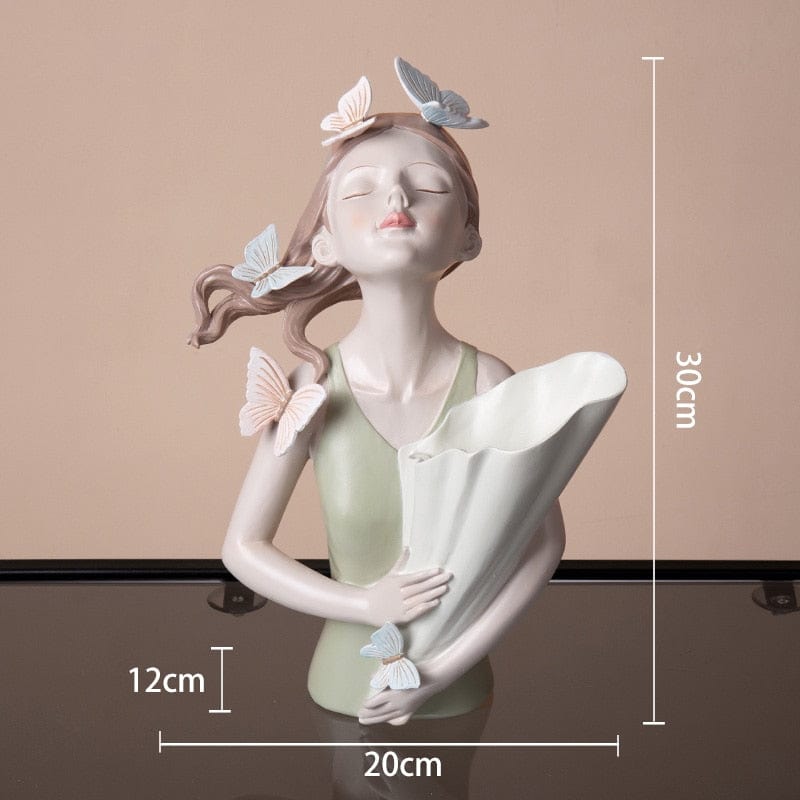 unitmotor™-Ceramic Vase "Butterfly Girl"