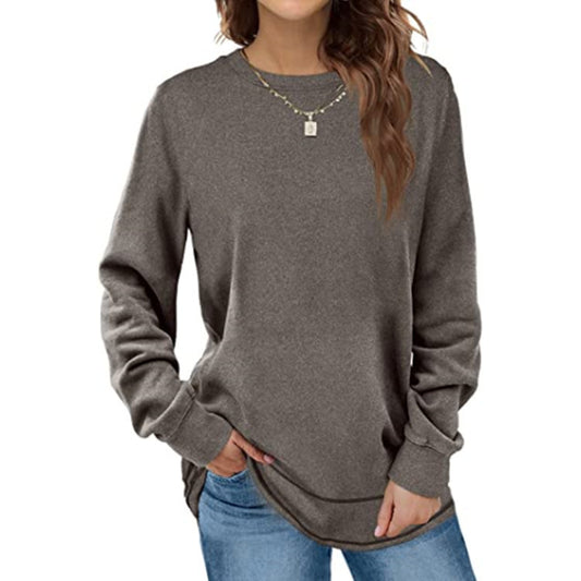 unitmotor™-BOKE Sweatshirts for Women Crewneck Long Sleeve Shirts Tunic Tops for Leggings